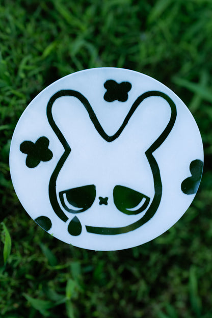 Cry bunny frosted mirror