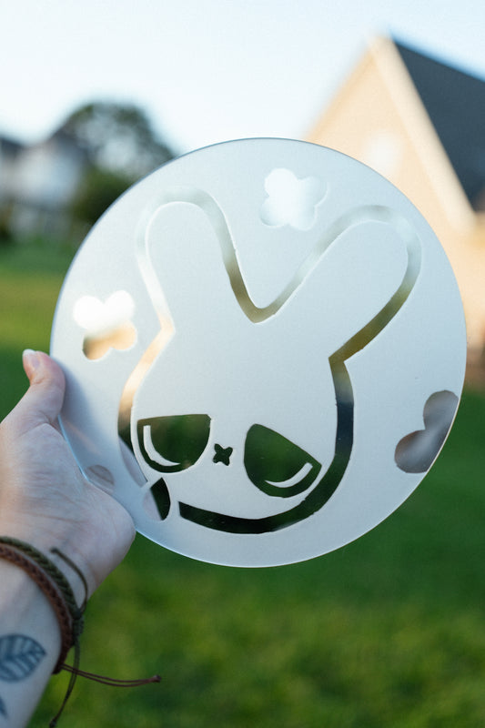 Cry bunny frosted mirror