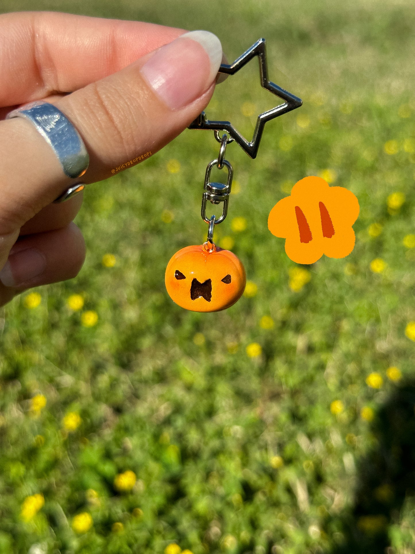 Pumpkin Keychain