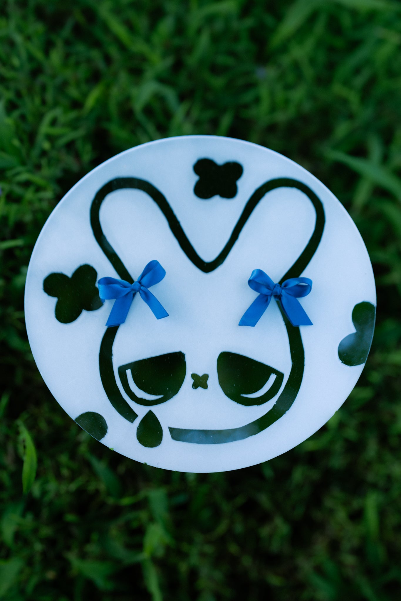 Cry bunny frosted mirror