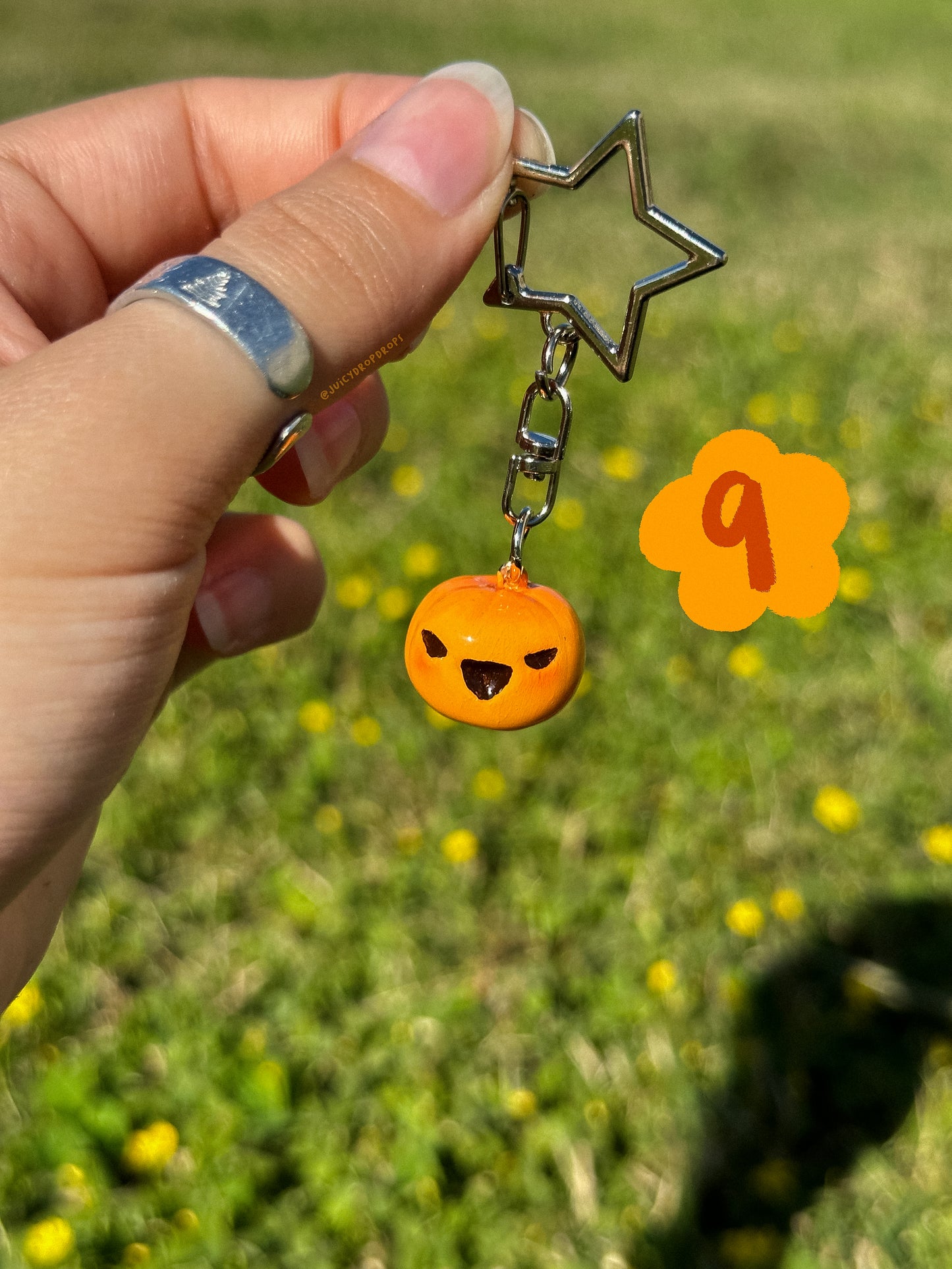 Pumpkin Keychain